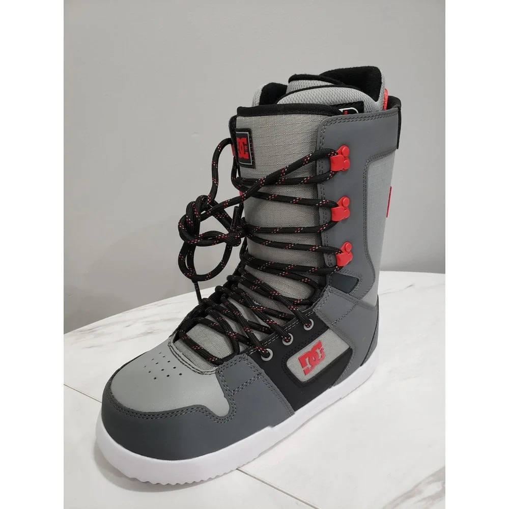 NEW SIZE 9 - DC Phase W24 (xSKR) 2024 - GRAY RED BLACK SNOWBOARDING‎ BOOTS